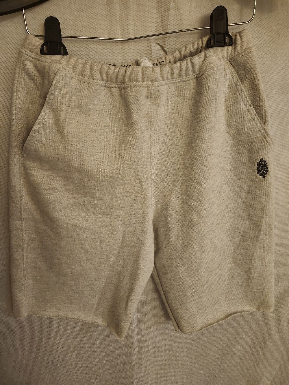 Free People Movement For The Win Midi Shorts In Oatmeal Size M - Picture 2 of 7